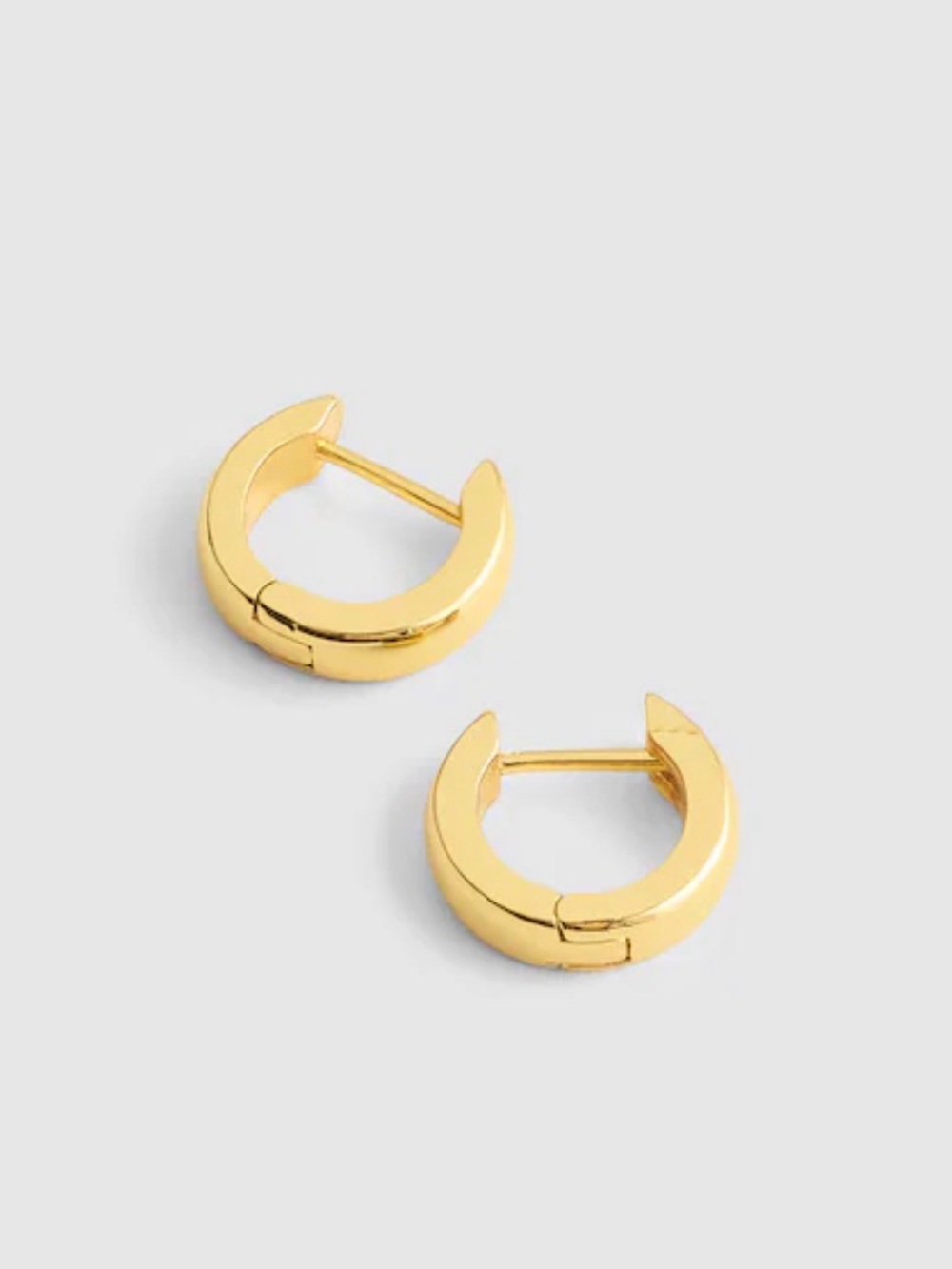 Madewell Gold Huggie Hoop Earrings - Classic
